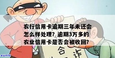 农业信用卡逾期还款3万多，如何解决逾期问题？