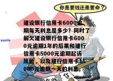 建设银行信用卡逾期6000元，每天利息计算方式及应对策略