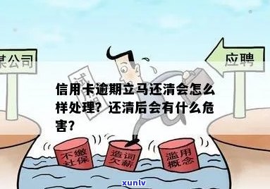 信用卡刚逾期立马还了会怎么样：逾期后还款的影响及处理建议