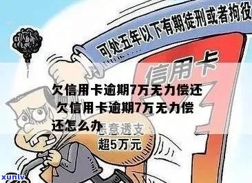 信用卡逾期七万半年多会怎么样：后果、处理 *** 与影响