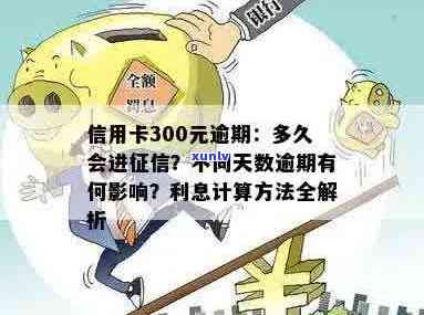 信用卡300元逾期10天，是否影响及利息计算？