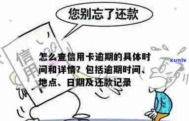 怎么查信用卡逾期记录查询具体时间，地点和方式？