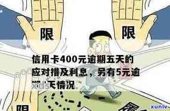 业银行信用卡逾期五天：400元逾期未还，信用受影响及还款情况