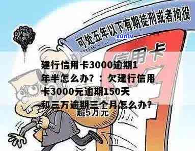 建行信用卡逾期3000元150天解决指南：了解逾期影响、处理 *** 及还款计划