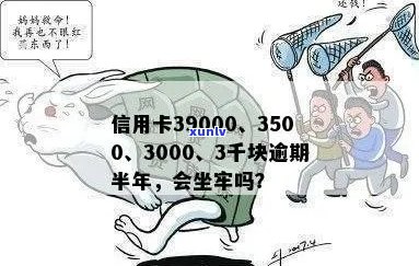 欠信用卡3000逾期半年后果：会坐牢吗？还多少？