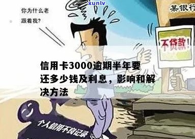 信用卡3000元逾期半年未还款，可能面临哪些后果和解决 *** ？