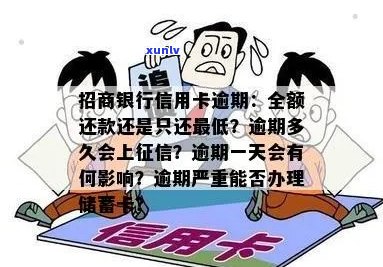 招商银行信用卡逾期：全额还清、影响、协商方式、蓄卡办理及一天后果