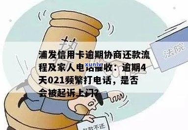 信用卡逾期上门怎么通知家属还款？