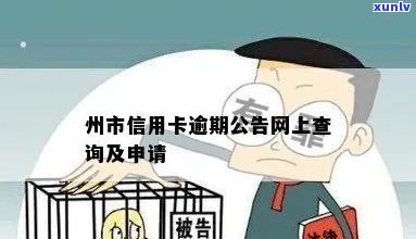 州信用卡逾期怎么查询