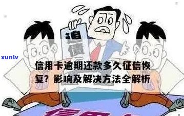 逾期信用卡还清后恢复时间，再次使用时间及相关规定