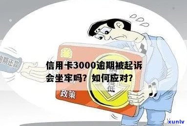 信用卡逾期欠款30万会坐牢吗？怎么办？多久会被起诉？