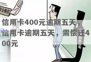 信用卡逾期400元五天，应该怎么办？