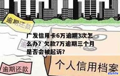 广发信用卡6万逾期了怎么办