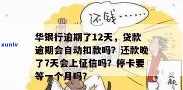 华银行更低还款会逾期吗