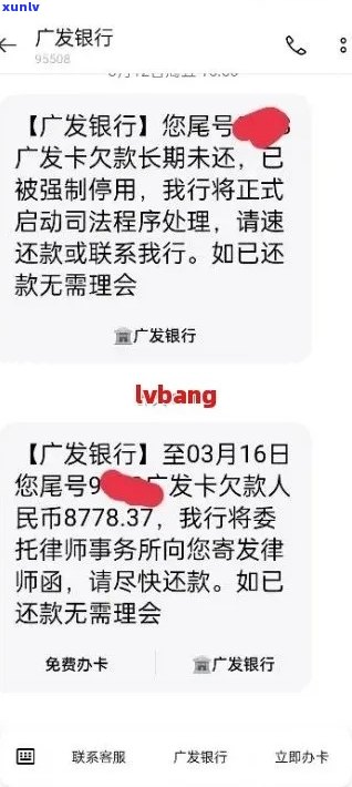 广发信用卡欠款2万多怎么处理