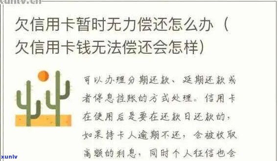 多种信用卡逾期无力偿还及应对措分享