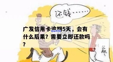 广发银行信用卡欠款逾期5个月怎么办