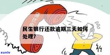 民生银行信贷逾期三天应该如何处理