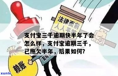 支付宝逾期三年6万元多怎么办