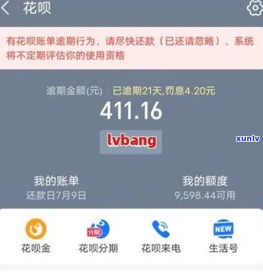 支付宝花呗招联白条逾期三万