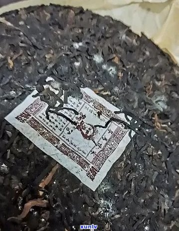 普洱茶饼中的小白点