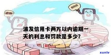 浦发信用卡欠了两万会怎么处理