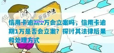 信用卡逾期1万立案后果上海地区严重吗