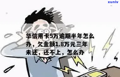 信用卡欠5万半年还不起