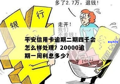 平安信用卡逾期20000怎么办-平安信用卡逾期20000怎么办理