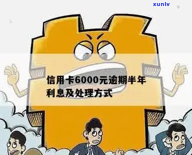 信用卡6000元逾期半年-信用卡6000元逾期半年利息多少