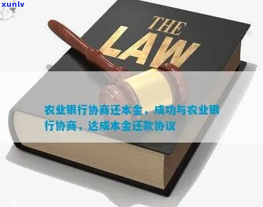 农业银行协商本金如何操作-农业银行协商本金如何操作的