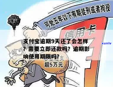 支付宝逾期9天会怎样呢-支付宝逾期9天会怎样呢