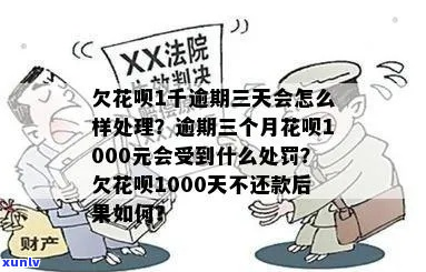 花呗欠款1000逾期半年后果严重吗-花呗欠款1000元逾期半年不还会怎样?