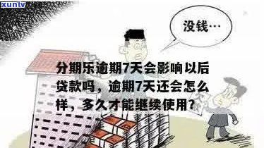 逾期7万会怎样应该如何处理-已经逾期了7天还没有还会怎么样