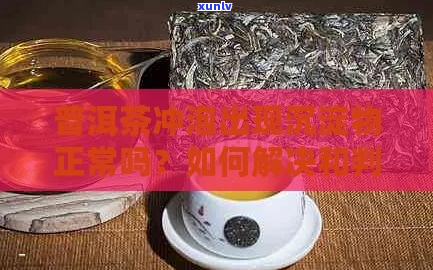 普洱茶冲泡后的沉淀物分析与去除技巧