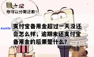 备用金七天逾期会有什么后果