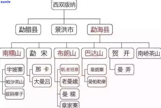 普洱茶产地分区分布及划分