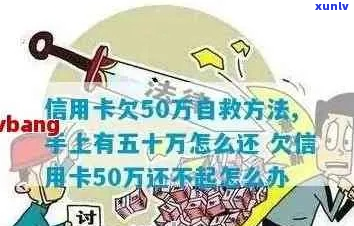 借呗信用卡欠50万怎么办才能解决