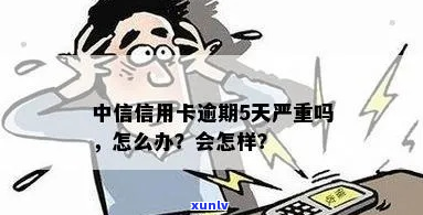 中信信用卡逾期五天了怎么办