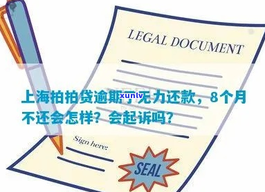 上海贷款逾期会不会被起诉怎么处理