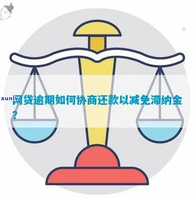 网贷逾期的滞纳金可以协商