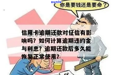 信用卡现金借款逾期后会有什么后果